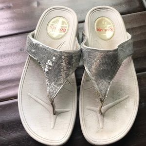 skechers sequin sandals